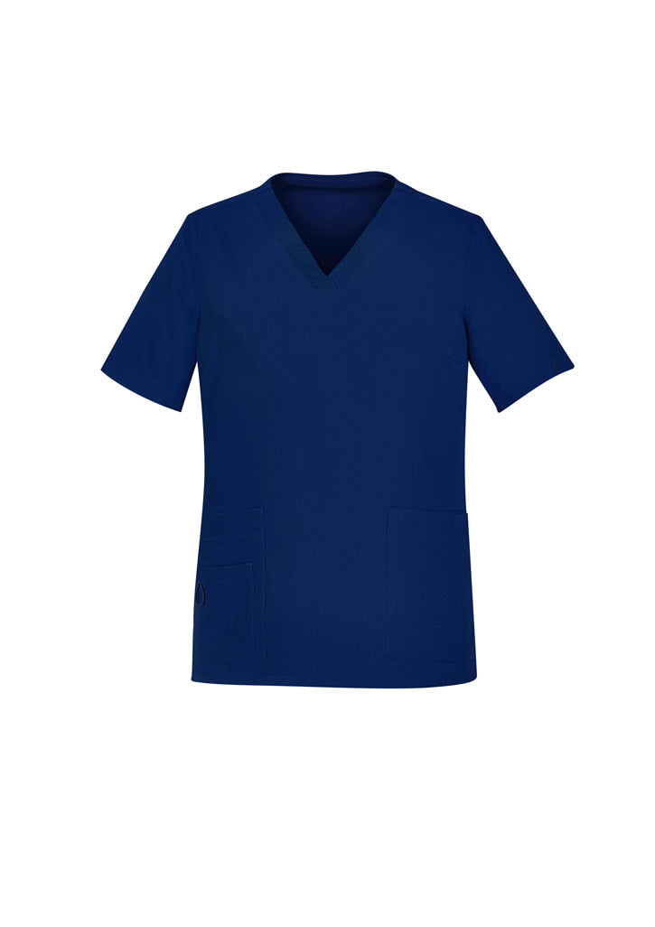 Biz Care WOMENS AVERY EASY FIT V-NECK SCRUB TOP   CST941LS