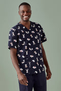 BIZ CARE MENS BEST FRIENDS SCRUB TOP   CST147MS