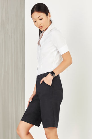 Biz Care Womens Comfort Waist Cargo Short CL957LS